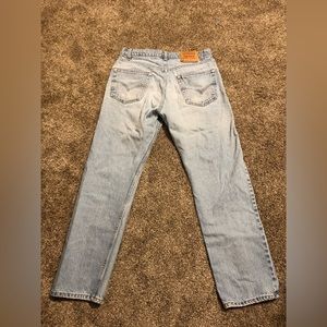 Levis 505 Vtg 90s Jeans Mens 34x30* Blue Regular Fit Red Tab Faded Denim READ!